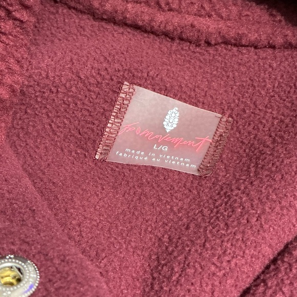 FREE PEOPLE MOVEMENT Hit The Slopes 1/4 Zip Pullover L Mahogany Combo $128 NWT - Picture 3 of 14